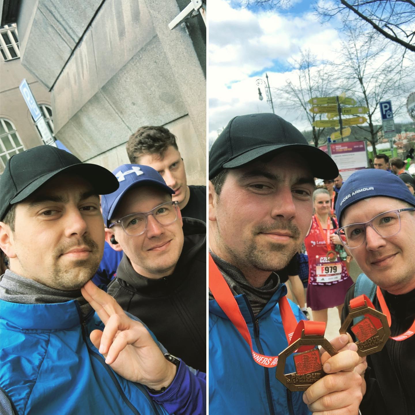 We made it 😎 Prague Half-marathon 2023 ✅ #praguehalf #running #nomadic